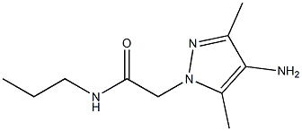 2-(4-amino-3,5-dimethyl-1H-pyrazol-1-yl)-N-propylacetamide