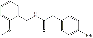 2-(4-aminophenyl)-N-[(2-methoxyphenyl)methyl]acetamide|