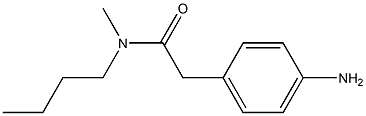 2-(4-aminophenyl)-N-butyl-N-methylacetamide Structure