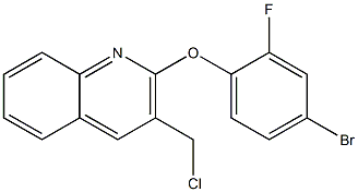 2-(4-bromo-2-fluorophenoxy)-3-(chloromethyl)quinoline