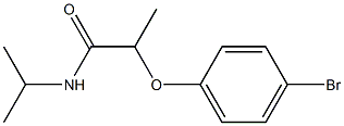  2-(4-bromophenoxy)-N-(propan-2-yl)propanamide