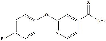 2-(4-bromophenoxy)pyridine-4-carbothioamide