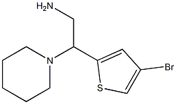 2-(4-bromothiophen-2-yl)-2-(piperidin-1-yl)ethan-1-amine