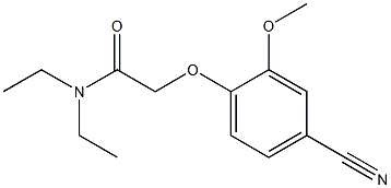 2-(4-cyano-2-methoxyphenoxy)-N,N-diethylacetamide