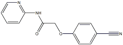 2-(4-cyanophenoxy)-N-pyridin-2-ylacetamide