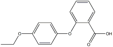 2-(4-ethoxyphenoxy)benzoic acid 化学構造式