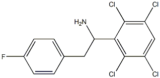 2-(4-fluorophenyl)-1-(2,3,5,6-tetrachlorophenyl)ethan-1-amine