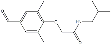  2-(4-formyl-2,6-dimethylphenoxy)-N-(2-methylpropyl)acetamide