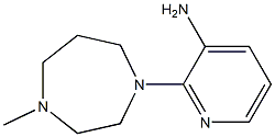 2-(4-methyl-1,4-diazepan-1-yl)pyridin-3-amine 结构式