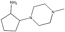 2-(4-methylpiperazin-1-yl)cyclopentanamine 结构式