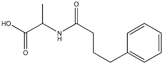 2-(4-phenylbutanamido)propanoic acid 结构式