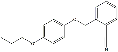  2-(4-propoxyphenoxymethyl)benzonitrile