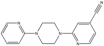  2-(4-pyridin-2-ylpiperazin-1-yl)isonicotinonitrile