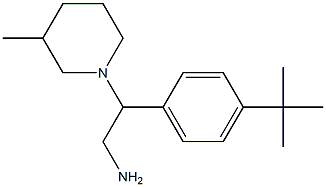 2-(4-tert-butylphenyl)-2-(3-methylpiperidin-1-yl)ethan-1-amine Structure