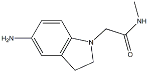 2-(5-amino-2,3-dihydro-1H-indol-1-yl)-N-methylacetamide
