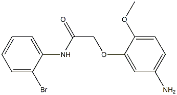  2-(5-amino-2-methoxyphenoxy)-N-(2-bromophenyl)acetamide