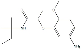  2-(5-amino-2-methoxyphenoxy)-N-(2-methylbutan-2-yl)propanamide