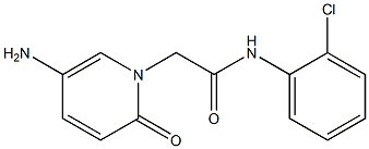 2-(5-amino-2-oxo-1,2-dihydropyridin-1-yl)-N-(2-chlorophenyl)acetamide Structure