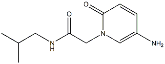 2-(5-amino-2-oxo-1,2-dihydropyridin-1-yl)-N-(2-methylpropyl)acetamide Structure