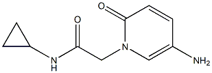 2-(5-amino-2-oxo-1,2-dihydropyridin-1-yl)-N-cyclopropylacetamide