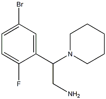 2-(5-bromo-2-fluorophenyl)-2-piperidin-1-ylethanamine