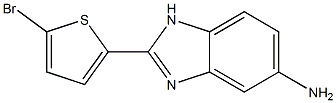 2-(5-bromothien-2-yl)-1H-benzimidazol-5-amine Struktur