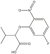  2-(5-fluoro-2-nitrophenoxy)-3-methylbutanoic acid