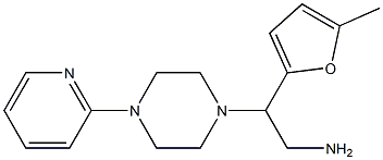 2-(5-methylfuran-2-yl)-2-[4-(pyridin-2-yl)piperazin-1-yl]ethan-1-amine Structure