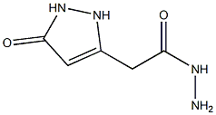 2-(5-oxo-2,5-dihydro-1H-pyrazol-3-yl)acetohydrazide,,结构式