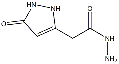 2-(5-oxo-2,5-dihydro-1H-pyrazol-3-yl)acetohydrazide Struktur