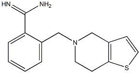 2-(6,7-dihydrothieno[3,2-c]pyridin-5(4H)-ylmethyl)benzenecarboximidamide