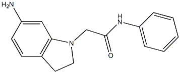 2-(6-amino-2,3-dihydro-1H-indol-1-yl)-N-phenylacetamide