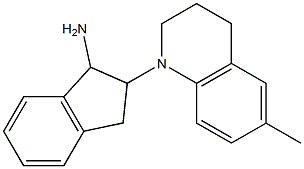 2-(6-methyl-1,2,3,4-tetrahydroquinolin-1-yl)-2,3-dihydro-1H-inden-1-amine|