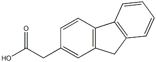 2-(9H-fluoren-2-yl)acetic acid 化学構造式