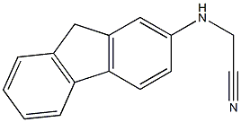2-(9H-fluoren-2-ylamino)acetonitrile 化学構造式