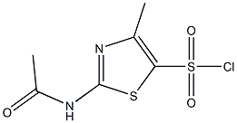 2-(acetylamino)-4-methyl-1,3-thiazole-5-sulfonyl chloride Structure