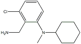 2-(aminomethyl)-3-chloro-N-cyclohexyl-N-methylaniline