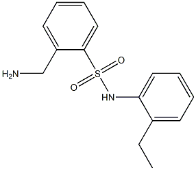 2-(aminomethyl)-N-(2-ethylphenyl)benzenesulfonamide Structure