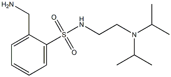 2-(aminomethyl)-N-{2-[bis(propan-2-yl)amino]ethyl}benzene-1-sulfonamide