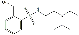 2-(aminomethyl)-N-{2-[bis(propan-2-yl)amino]ethyl}benzene-1-sulfonamide|