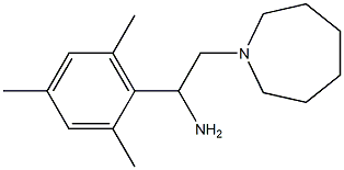 2-(azepan-1-yl)-1-(2,4,6-trimethylphenyl)ethan-1-amine|