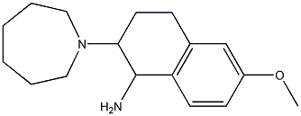 2-(azepan-1-yl)-6-methoxy-1,2,3,4-tetrahydronaphthalen-1-amine|