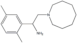 2-(azocan-1-yl)-1-(2,5-dimethylphenyl)ethan-1-amine 结构式