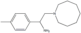 2-(azocan-1-yl)-1-(4-methylphenyl)ethan-1-amine Structure