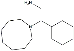 2-(azocan-1-yl)-2-cyclohexylethan-1-amine 结构式