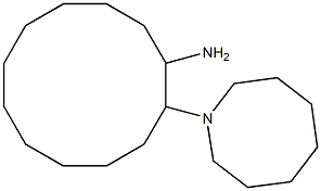 2-(azocan-1-yl)cyclododecan-1-amine 结构式