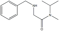 2-(benzylamino)-N-methyl-N-(propan-2-yl)acetamide Structure