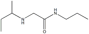 2-(butan-2-ylamino)-N-propylacetamide