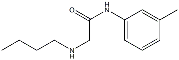 2-(butylamino)-N-(3-methylphenyl)acetamide 结构式