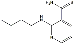 2-(butylamino)pyridine-3-carbothioamide,,结构式